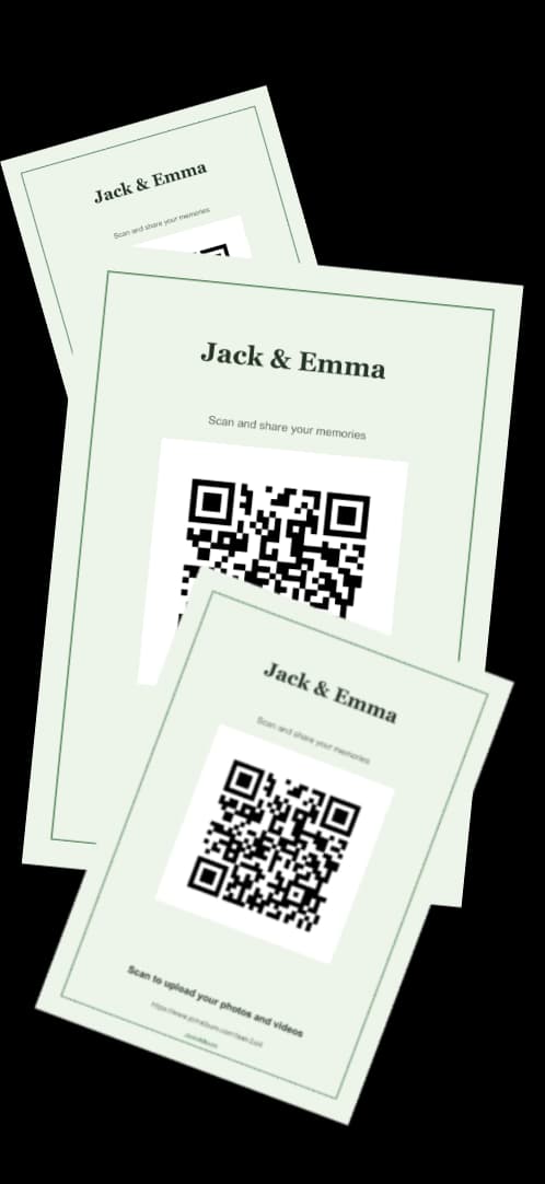 Put the QR where guests will see it
