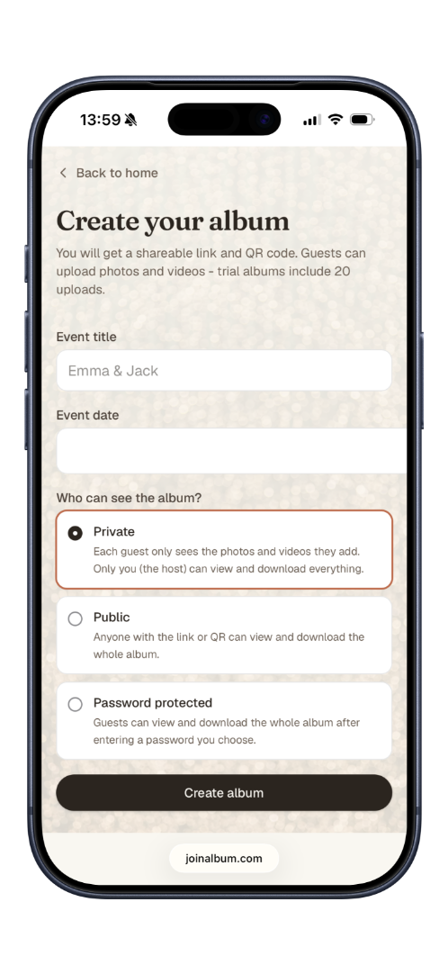 Create your album